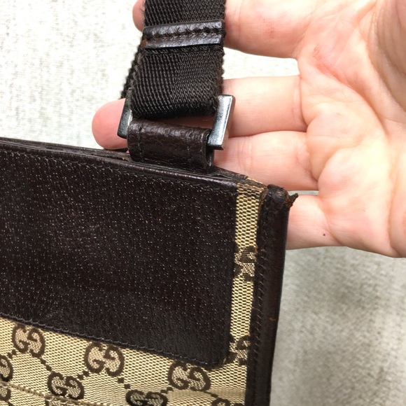Gucci authentic brown canvas crossbody bag - Picture 9 of 15